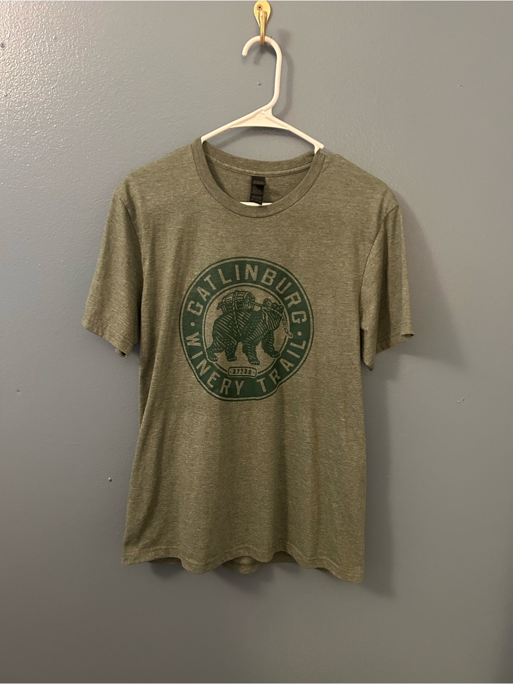 Gatlinburg Winery Trail Graphic Tee - Olive Green
